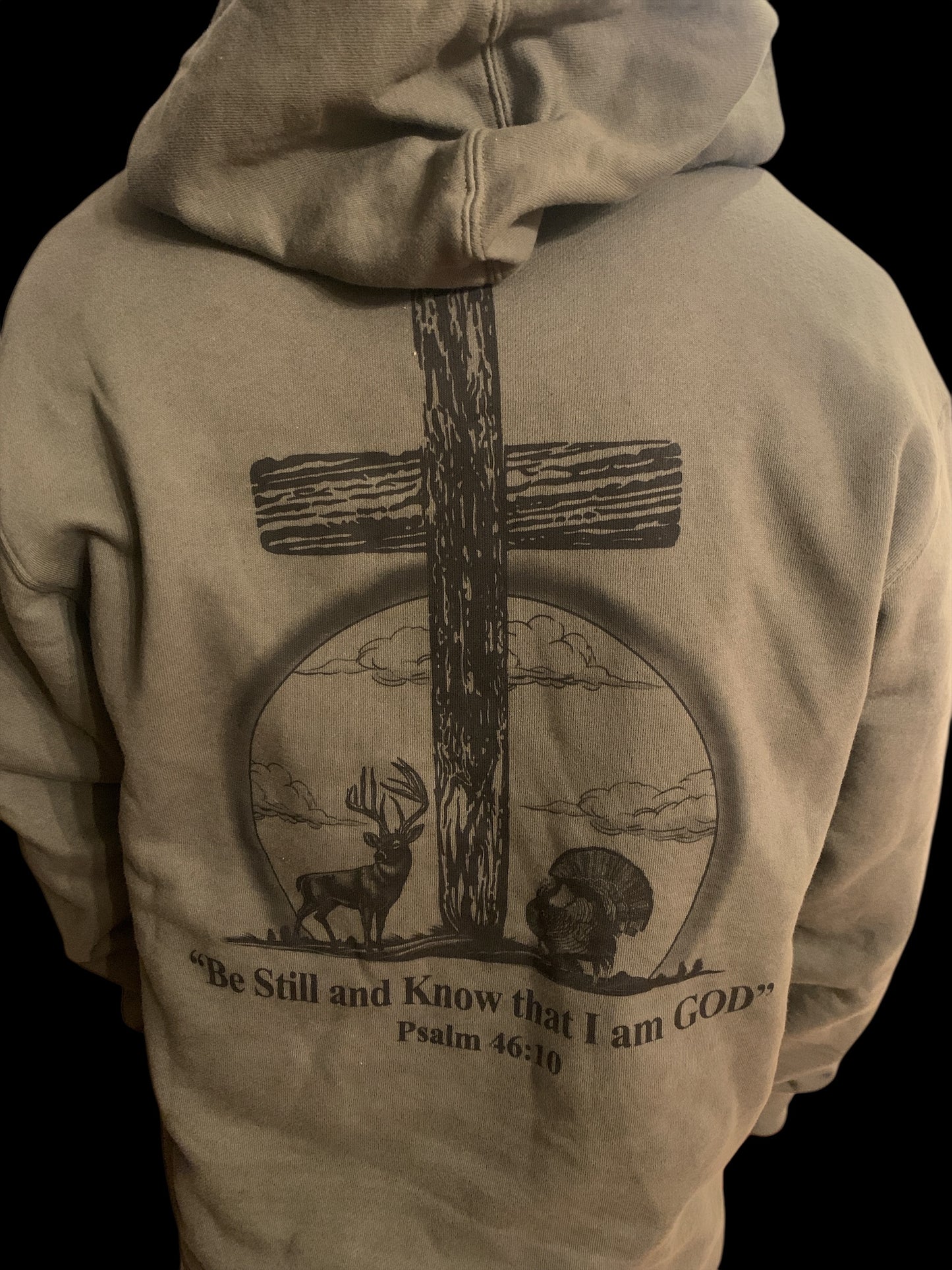 46 Ten - Be Still Hoodie (Olive)