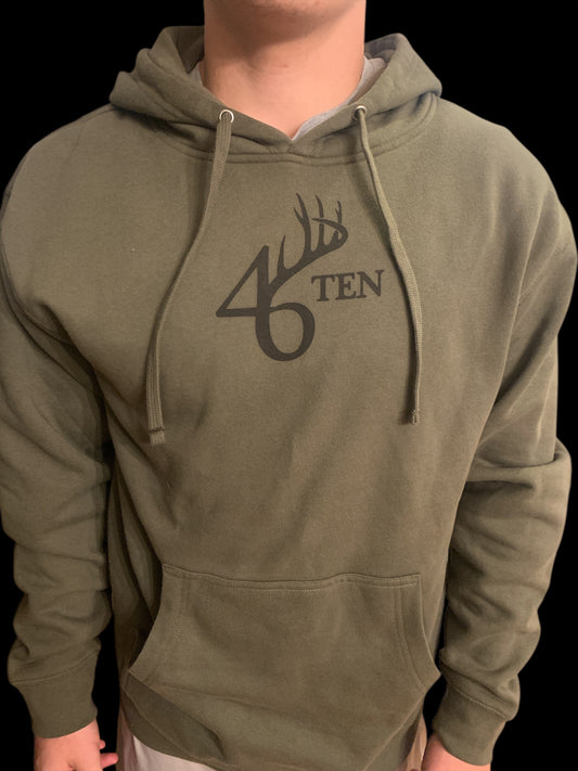 46 Ten - Be Still Hoodie (Olive)